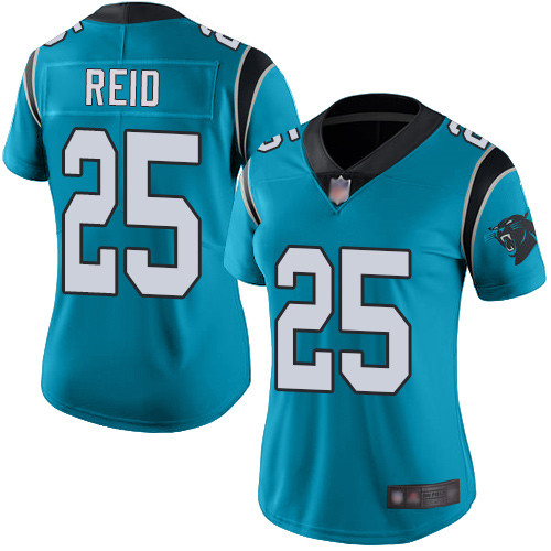 Carolina Panthers Limited Blue Women Eric Reid Alternate Jersey NFL Football #25 Vapor Untouchable->carolina panthers->NFL Jersey